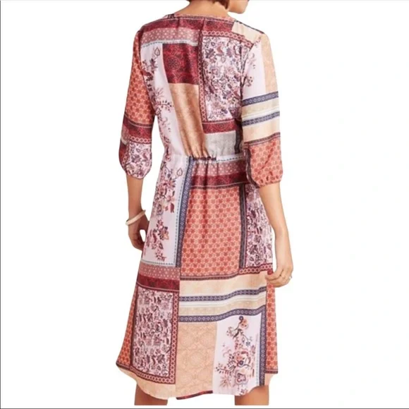 Anthropologie aldomartins serenity patchwork dress - Picture 2 of 8